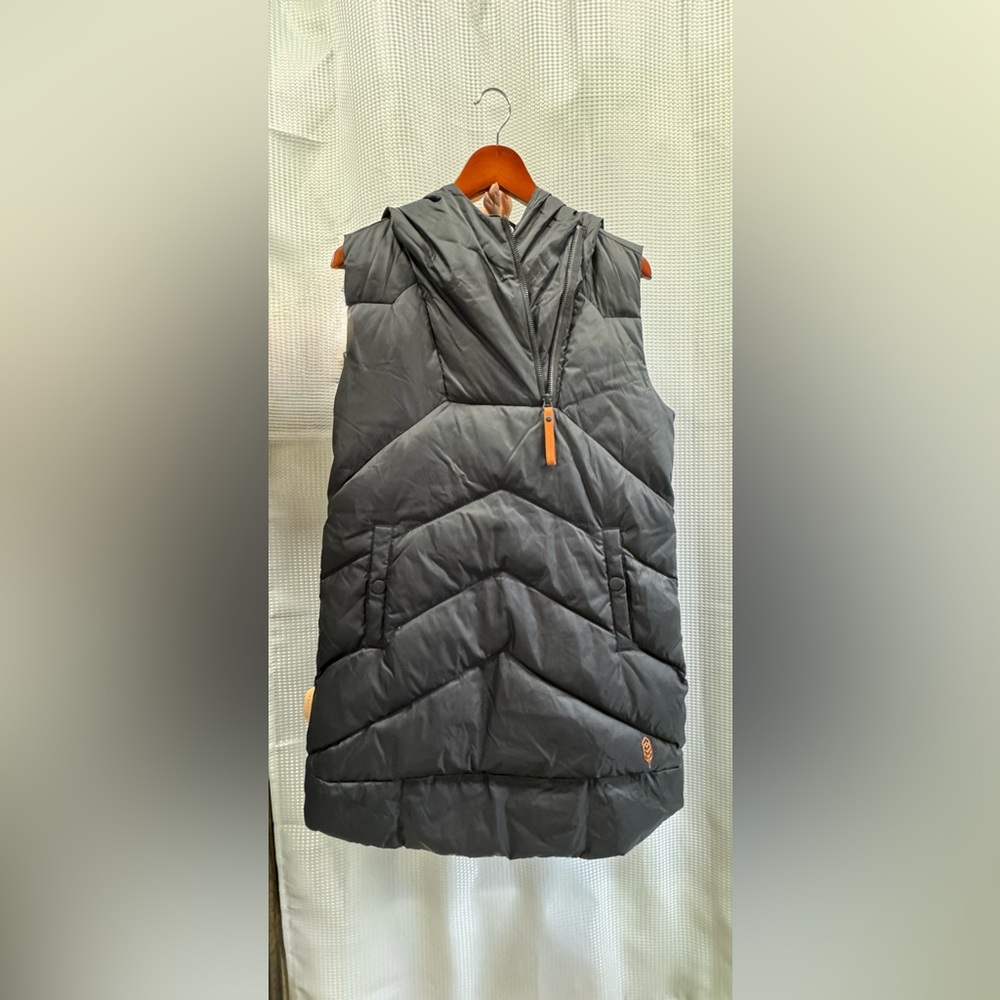 Indygena Black Hooded Women's Vest
